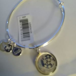 Alex and Ari Silver Bracelet New Half Moon with stars Charm